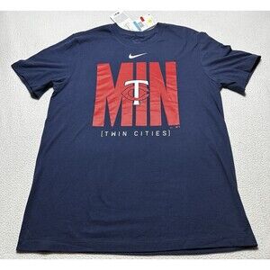 Minnesota Twins Nike T-Shirt Men’s Size Medium Twin Cities N199-44B NWT New
